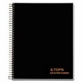 Tops Products TOPS, JEN ACTION PLANNER, NARROW RULE, BLACK COVER, 8.5 X 6.75, 100 SHEETS 63828